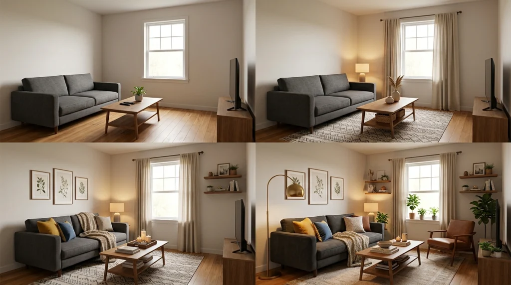 Budget-friendly small living room makeover ideas for every price range